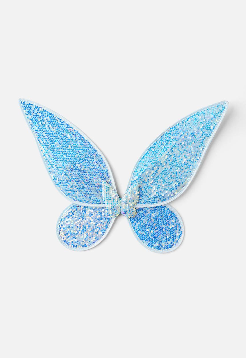 Cotton On - Kids butterfly wings - dawn blue sequins