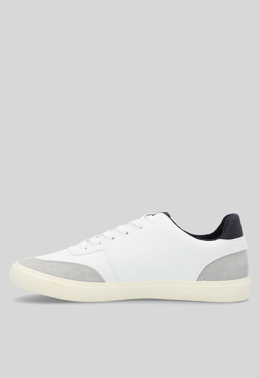 POLO - COLOUR BLOCK BASIC SNEAKER - WHITE