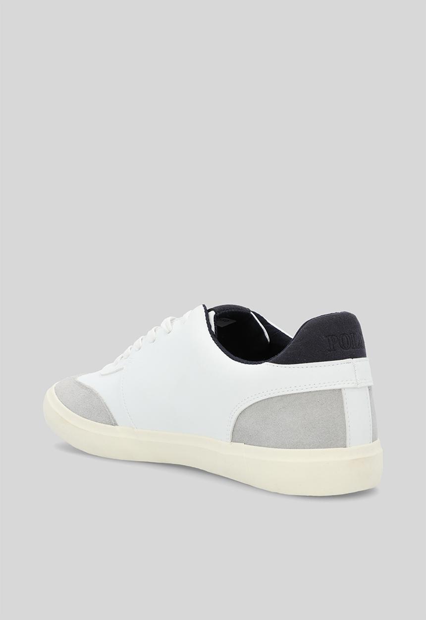 POLO - COLOUR BLOCK BASIC SNEAKER - WHITE