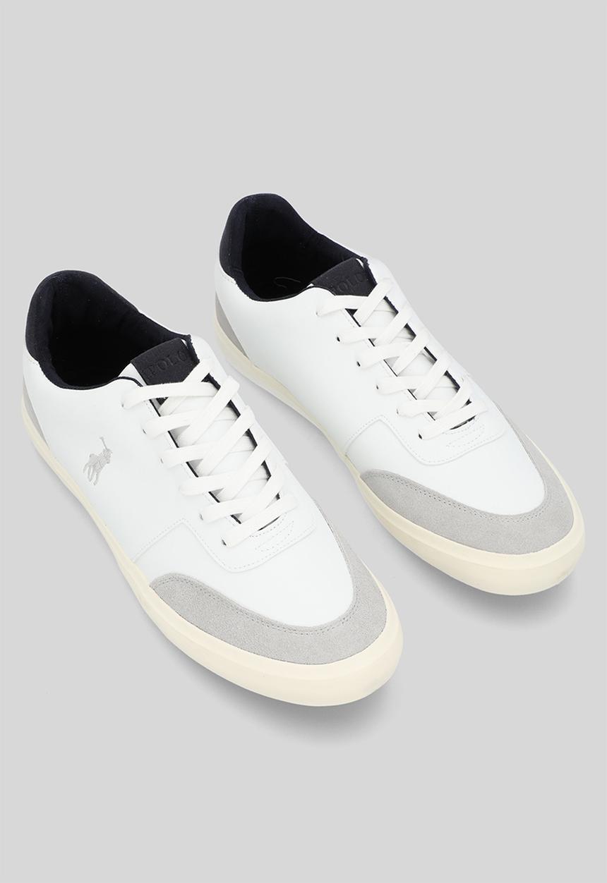 POLO - COLOUR BLOCK BASIC SNEAKER - WHITE