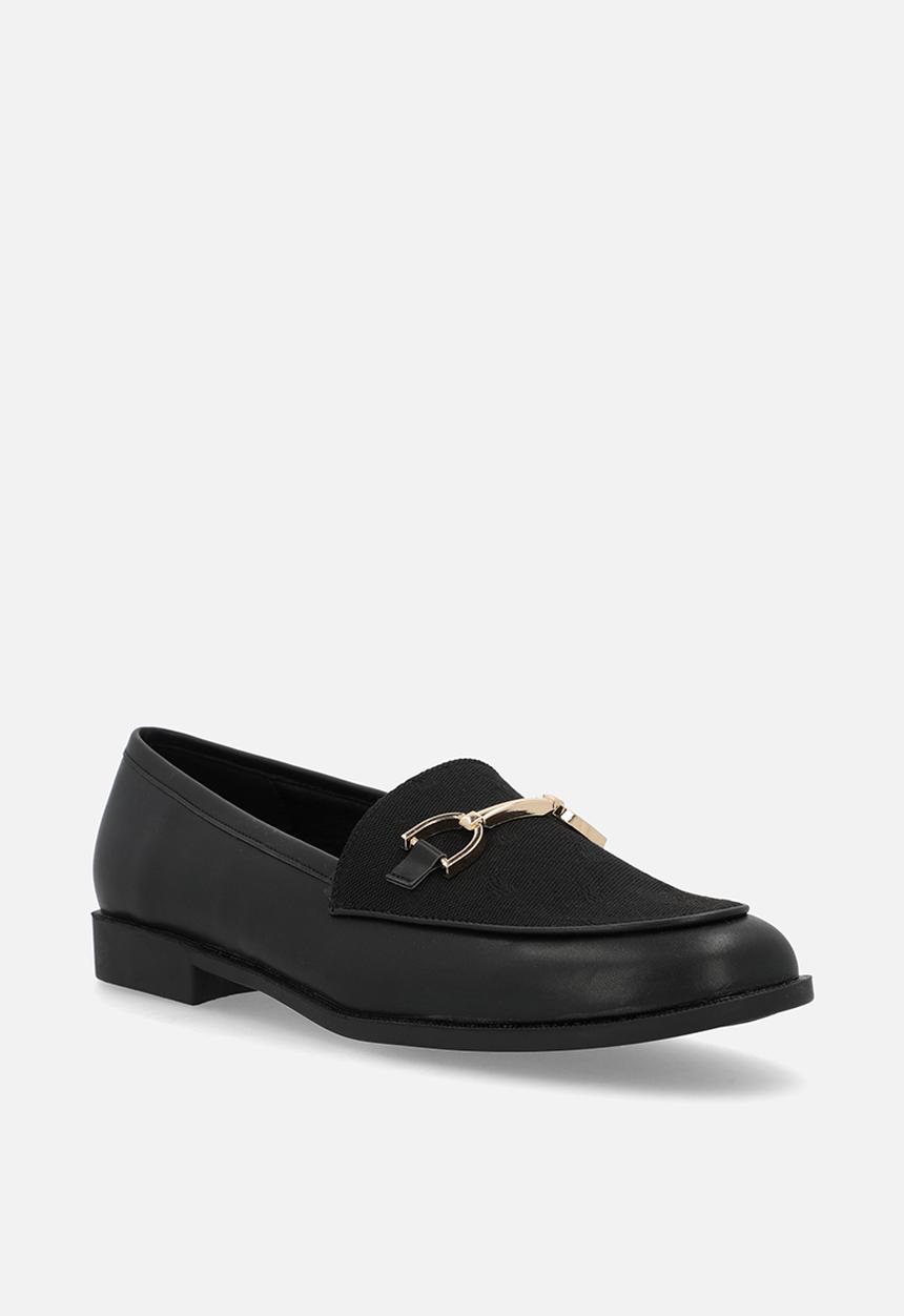 POLO - Jacquard monogram loafer - black