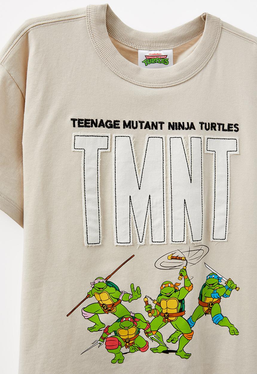 Cotton On - Licensed drop shoulder short sleeve tee - lcn nic rainy day/tmnt team