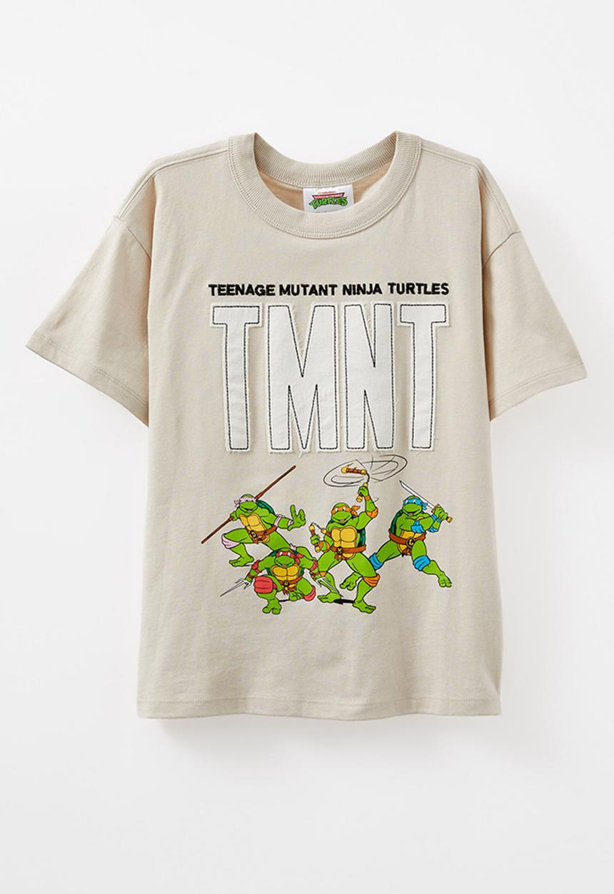 Cotton On - Licensed drop shoulder short sleeve tee - lcn nic rainy day/tmnt team