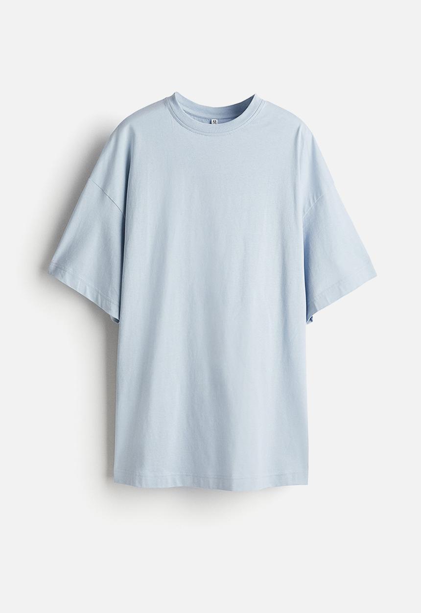 H&M - Oversized T-shirt - light blue