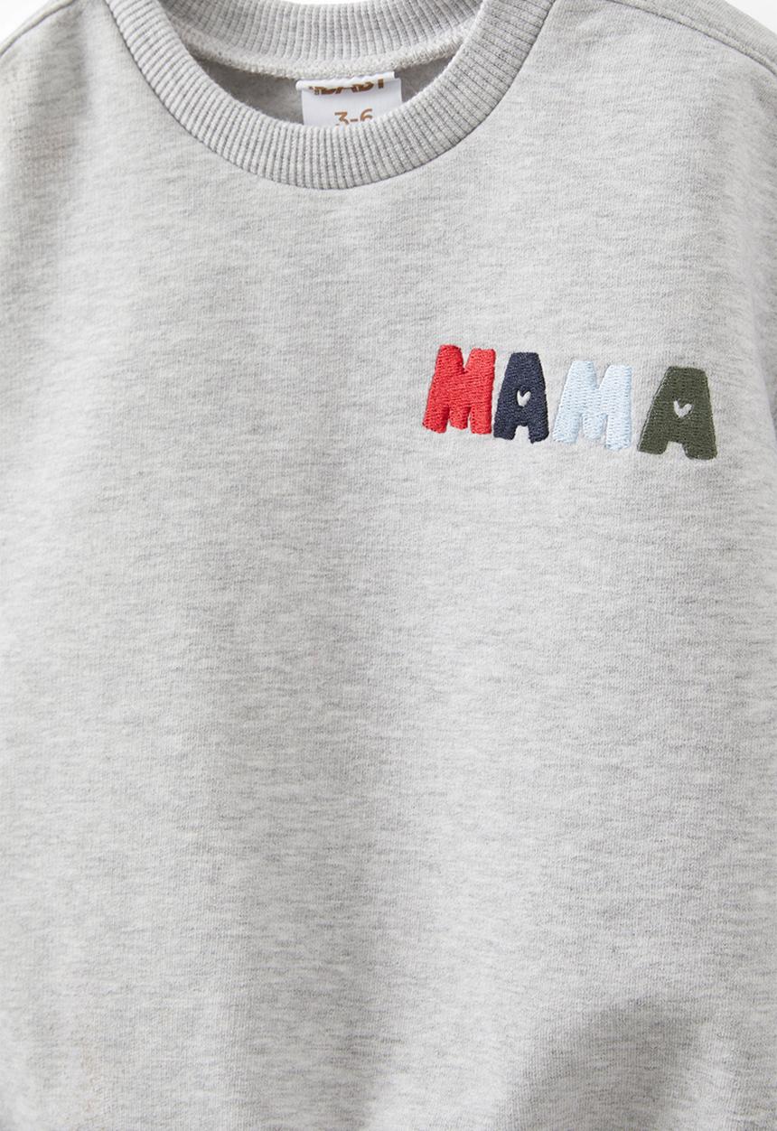Cotton On - Riley sweater - cloud marle/mama