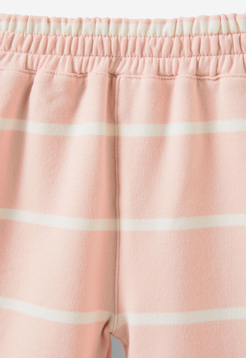 Cotton On - Riley trackpant - pink pearl/vanilla casey stripe