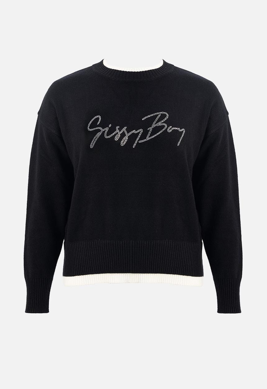 SISSY BOY - BECKETT: Basic Knit Sweater - Black