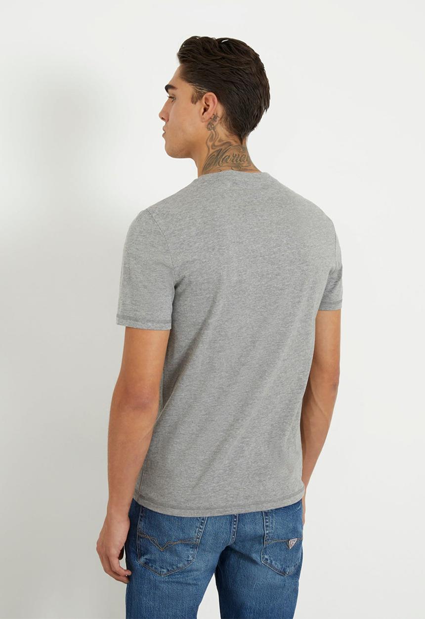 GUESS - AIDY CN Ss Tee - Grey Melange