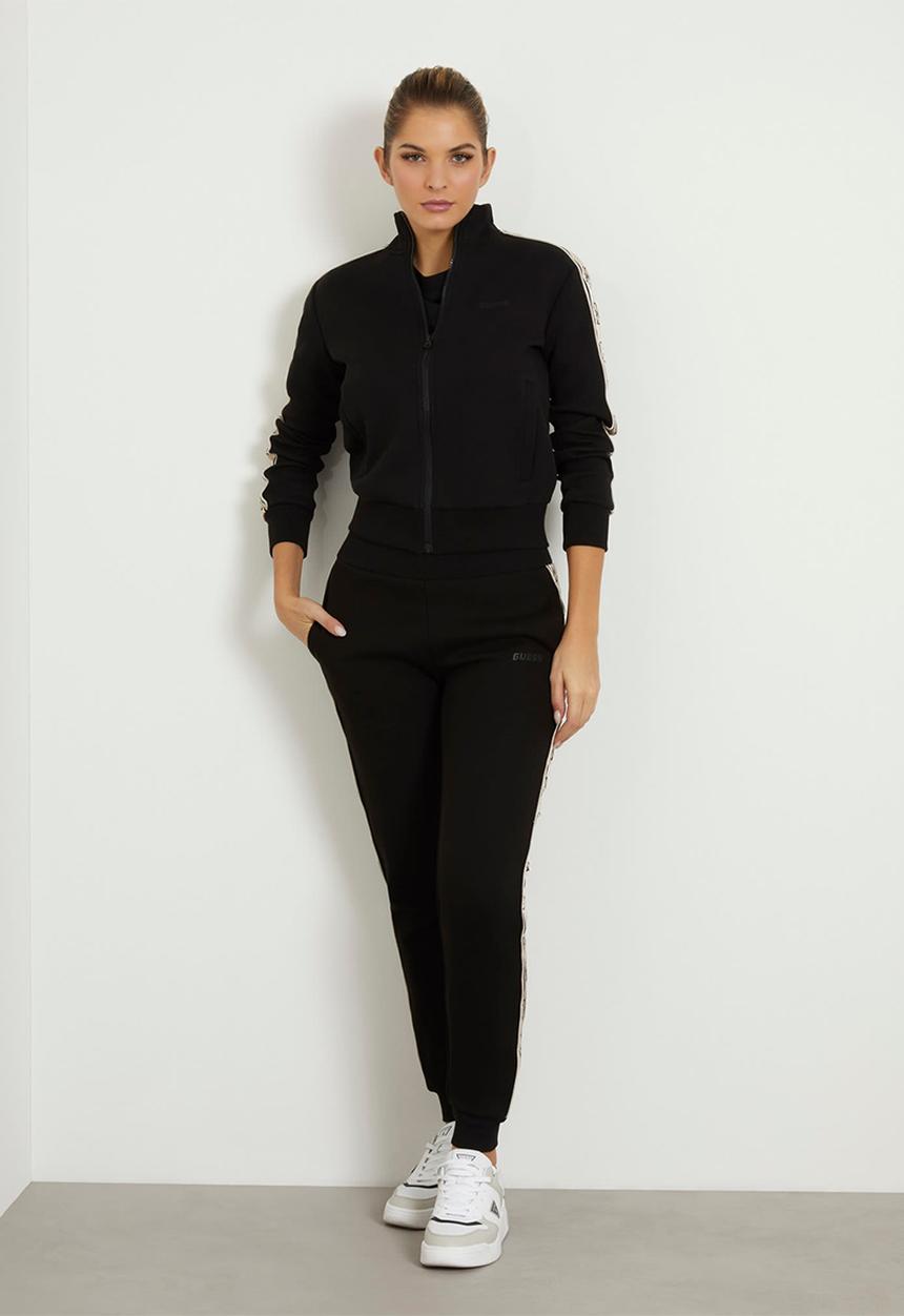 GUESS - BRITNEY Full Zip Sweatshirt - Jet Black