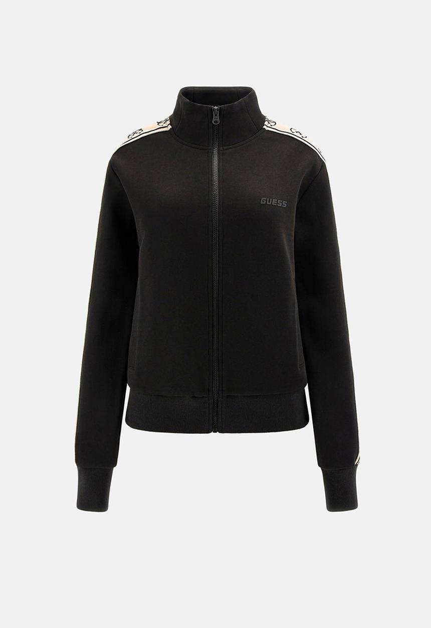GUESS - BRITNEY Full Zip Sweatshirt - Jet Black