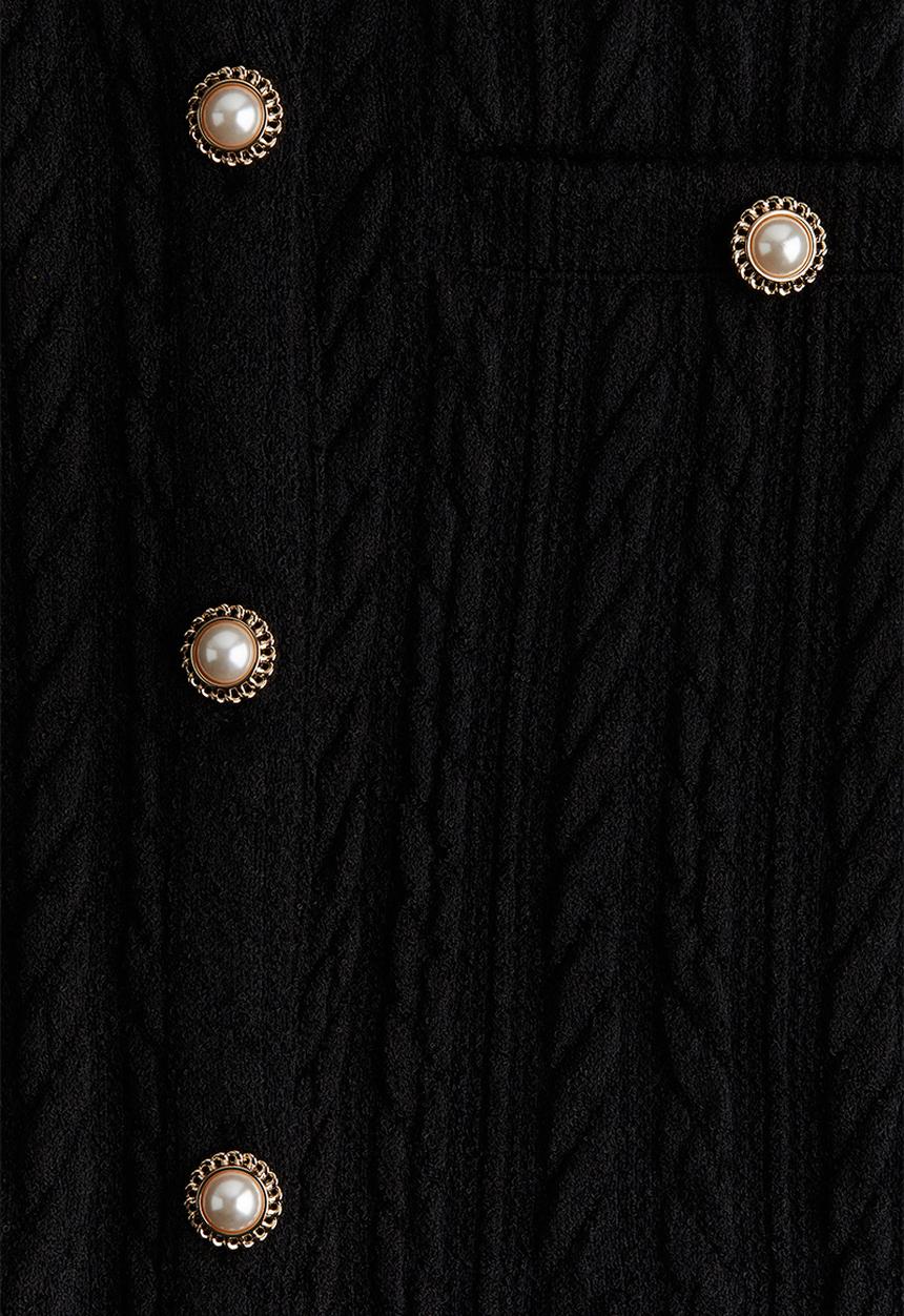H&M - Cable-knit cardigan - black