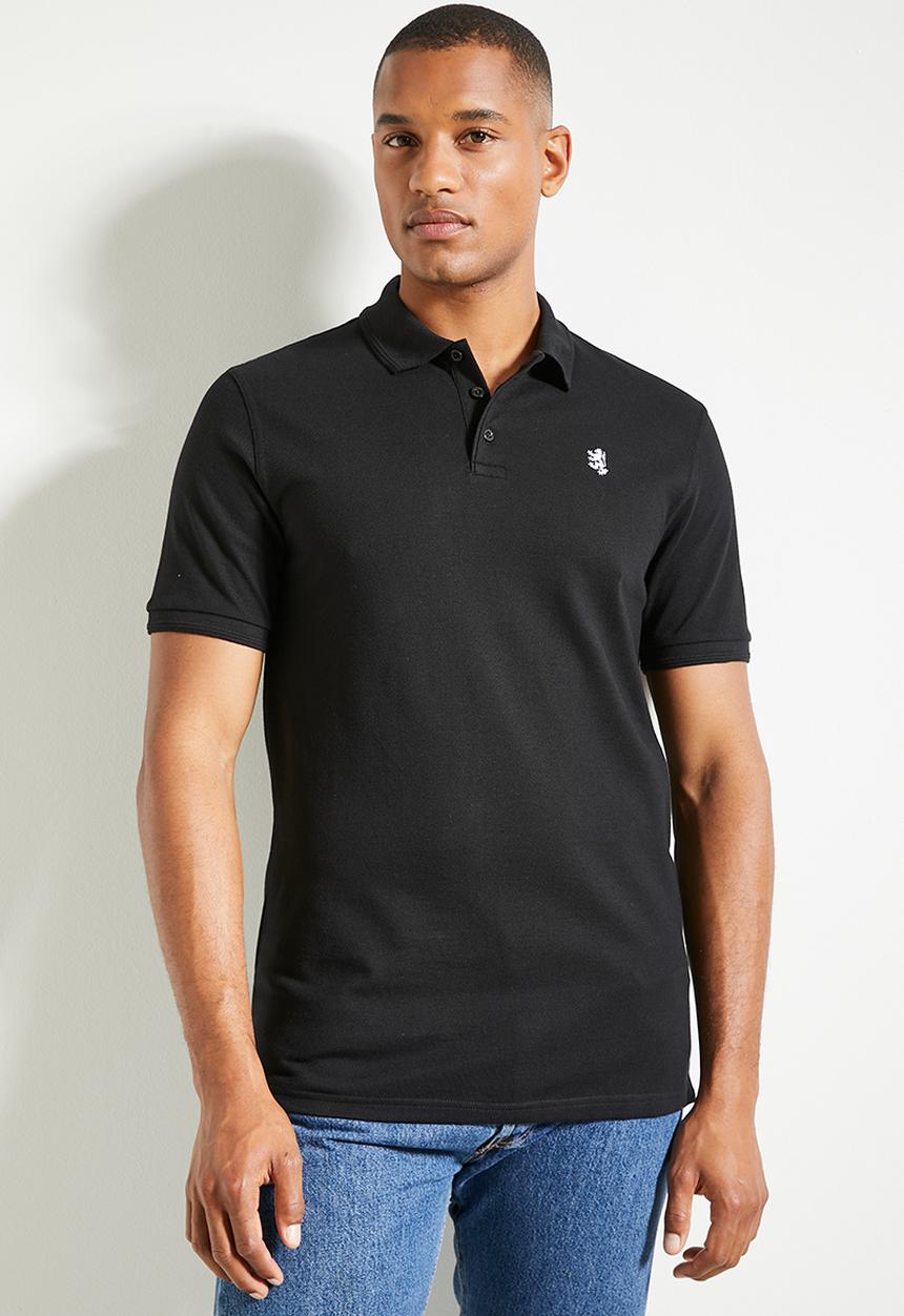 Pringle of Scotland - Pringle austyn pima pique golfer - black 