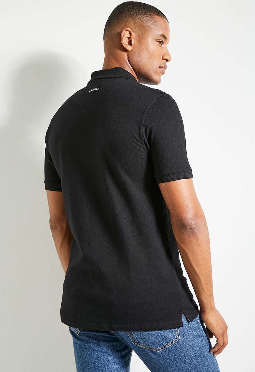Pringle of Scotland - Pringle austyn pima pique golfer - black 