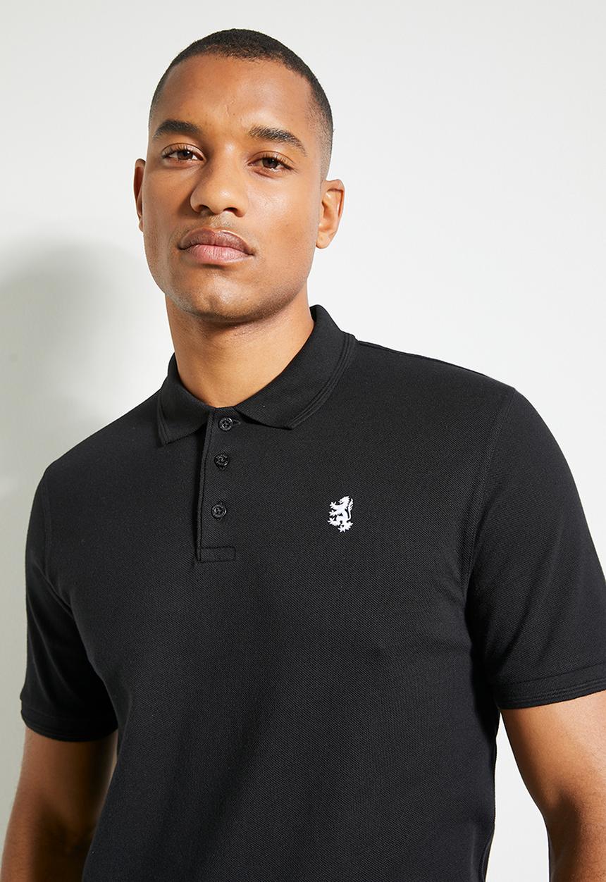 Pringle of Scotland - Pringle austyn pima pique golfer - black 
