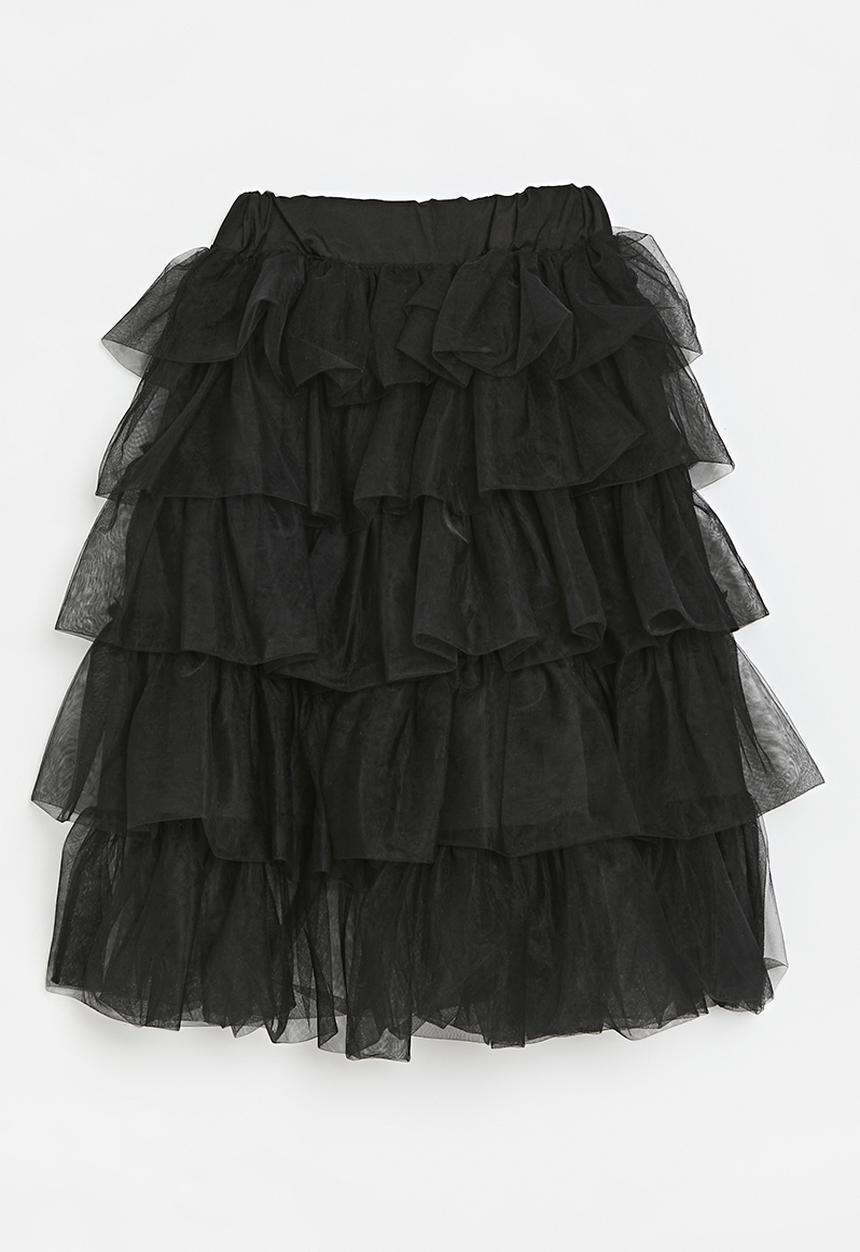 Pop Candy - Tiered tutu skirt - black