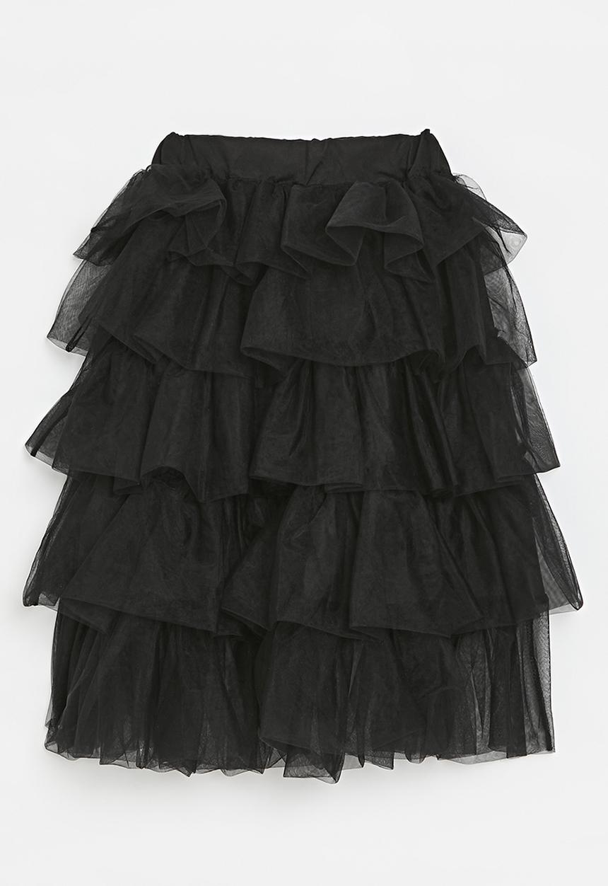 Pop Candy - Tiered tutu skirt - black