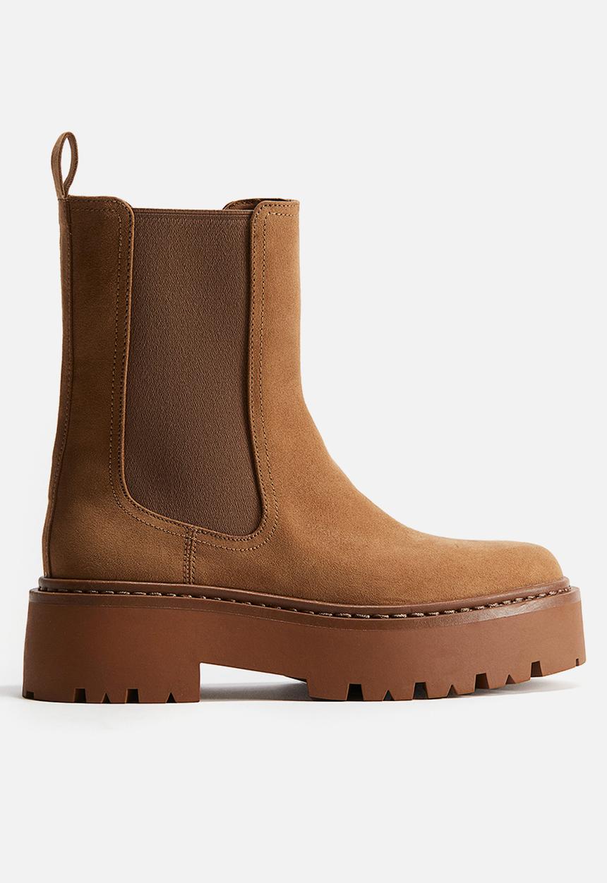 H&M - Chunky chelsea boots - beige