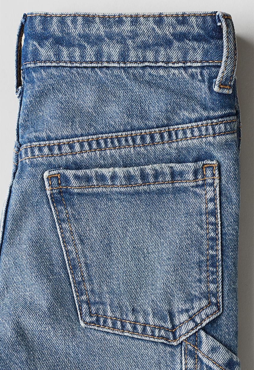 H&M - Relaxed fit carpenter trousers - denim blue