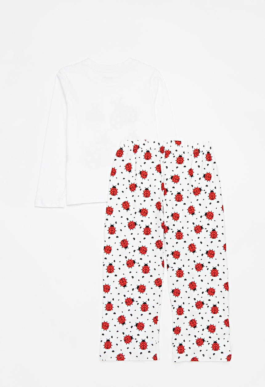 Pop Candy - Pj set - white & red
