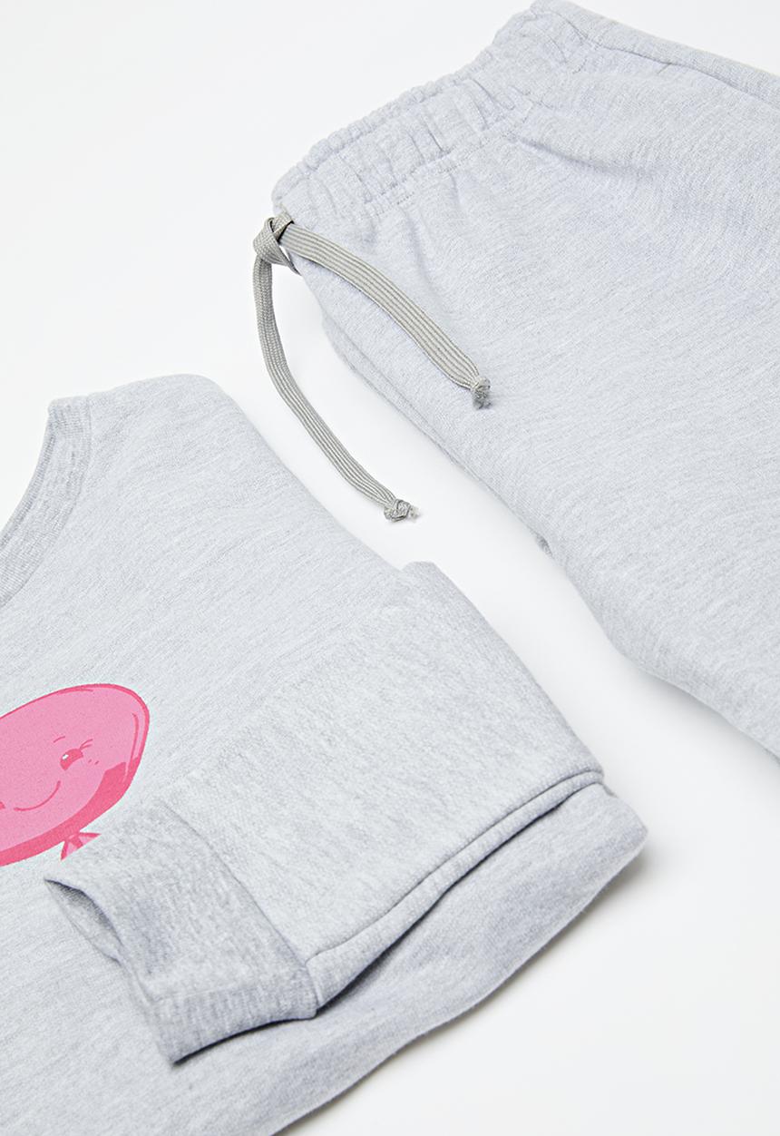 Pop Candy - Sweatset-grey mel
