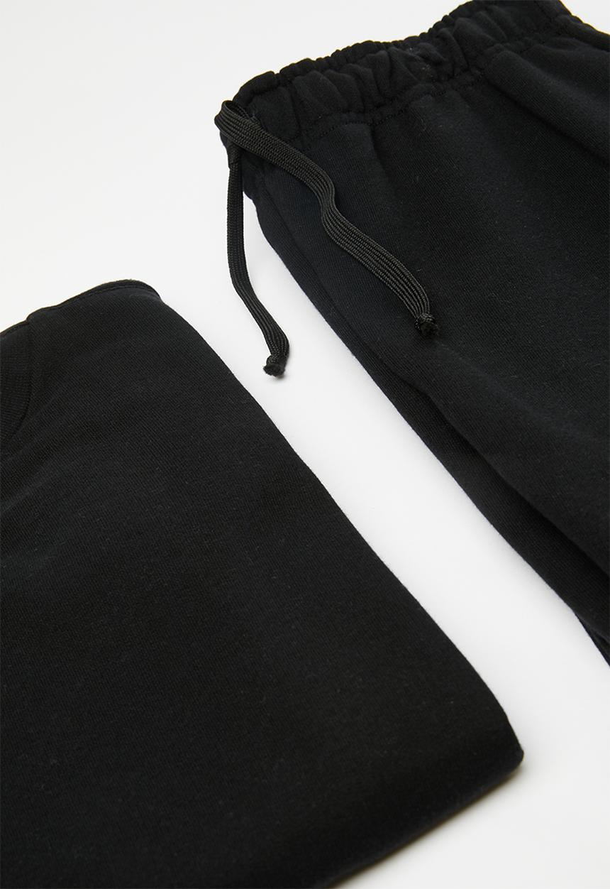 Pop Candy - Plain tracksuit set -black