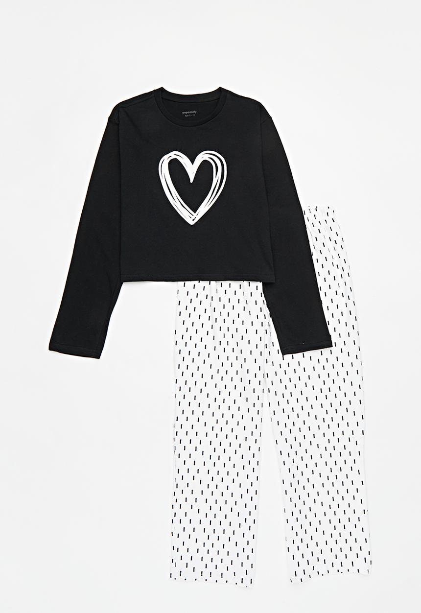 Pop Candy - Pj set - black & white