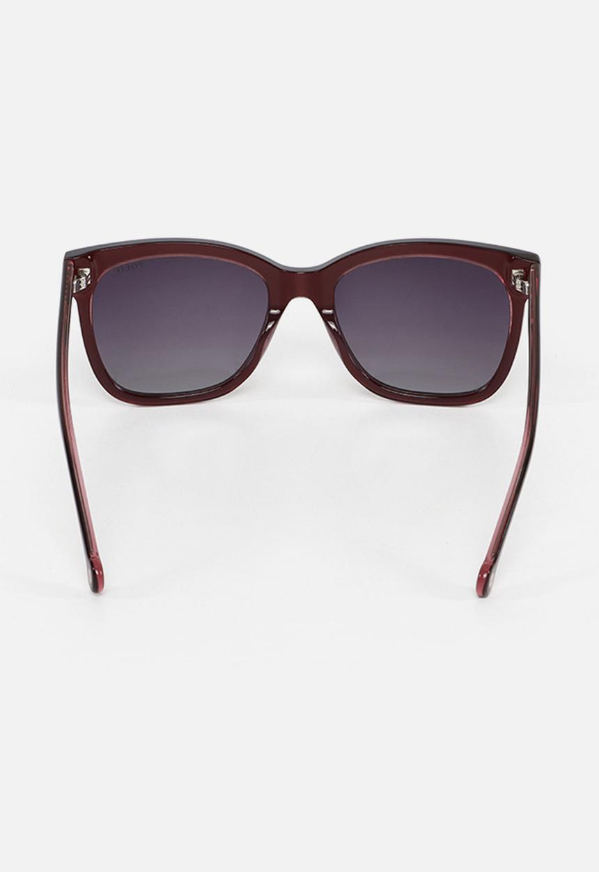 POLO - Amber sunglasses - bordeaux 55mm