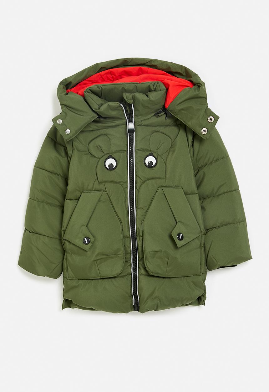 Pop Candy - Hooded puffer jacket - green