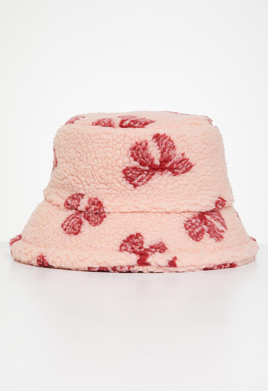 Pop Candy - Printed bucket hat - pink & red