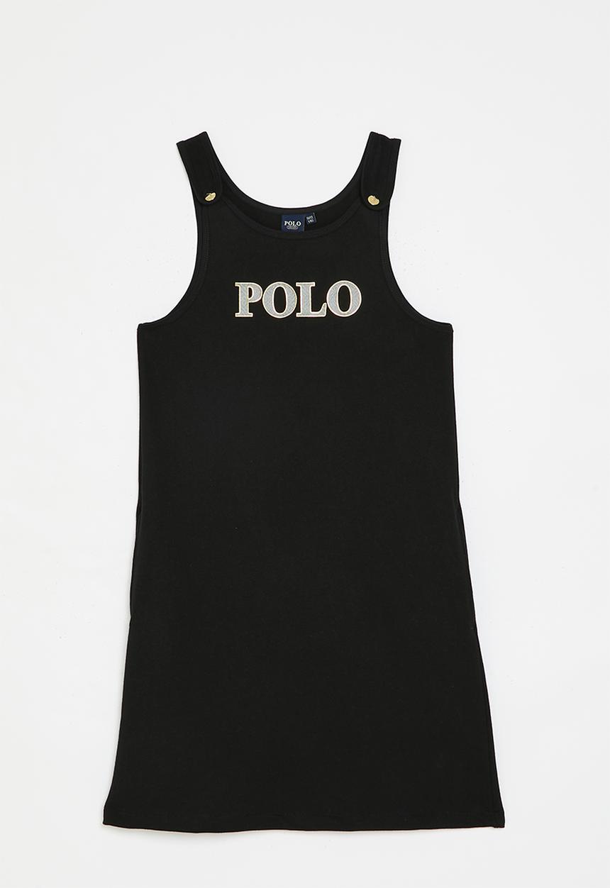 POLO - Girls terri pinafore  - black