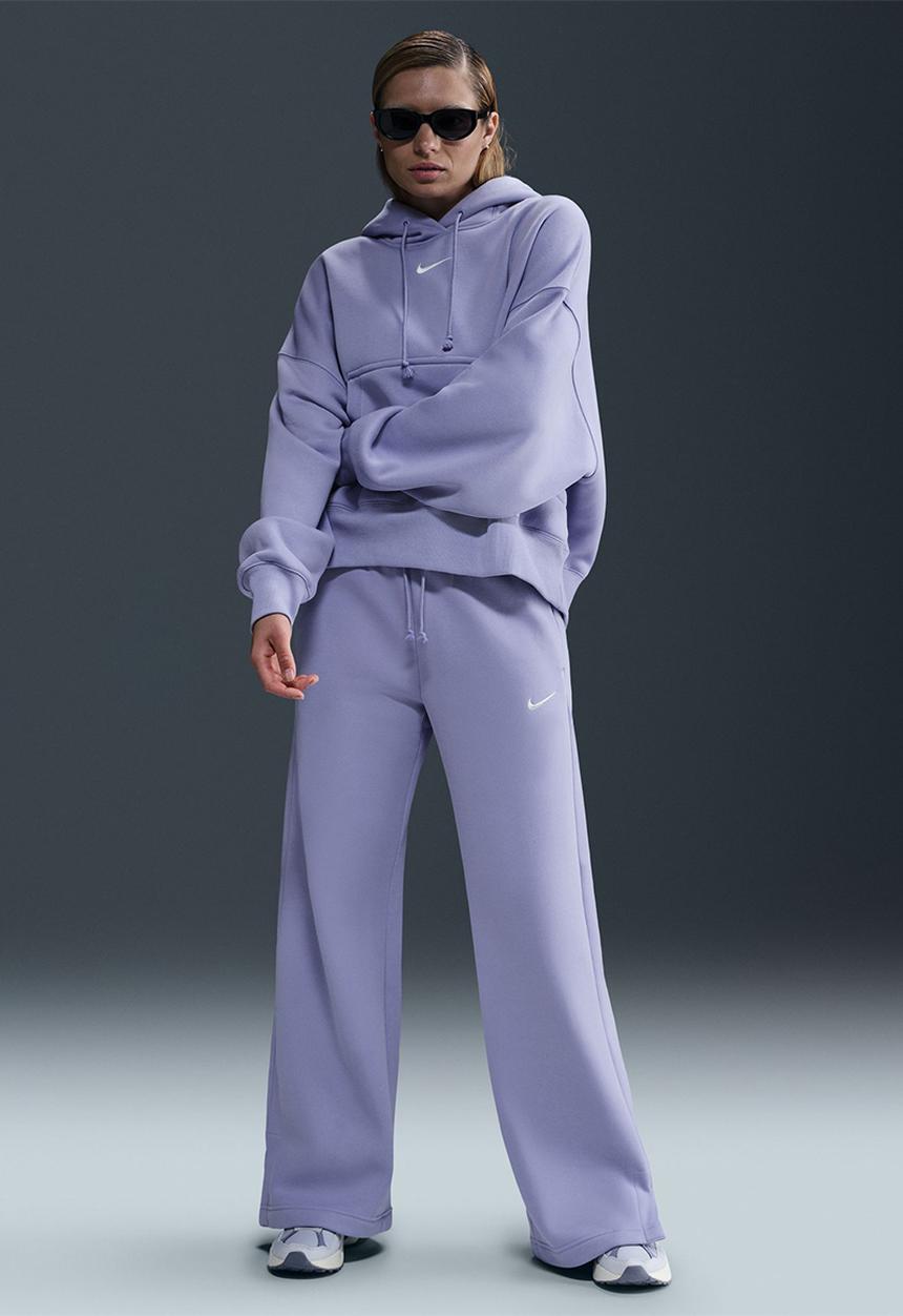 Nike - Nike Phoenix Wide leg Pants - Lilac Ice/Sail