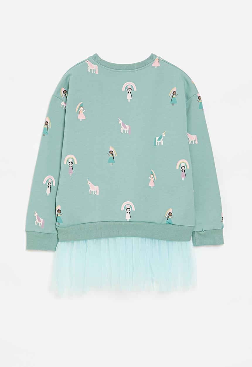 Pop Candy - Combo dress - blue