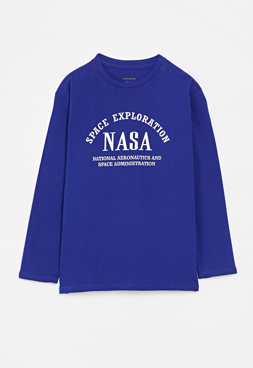 Pop Candy - Nasa l/s tee - royal