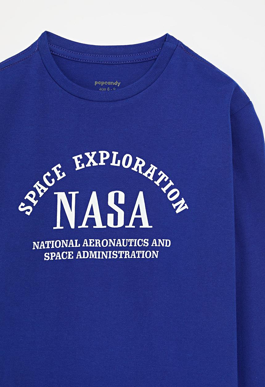 Pop Candy - Nasa l/s tee - royal