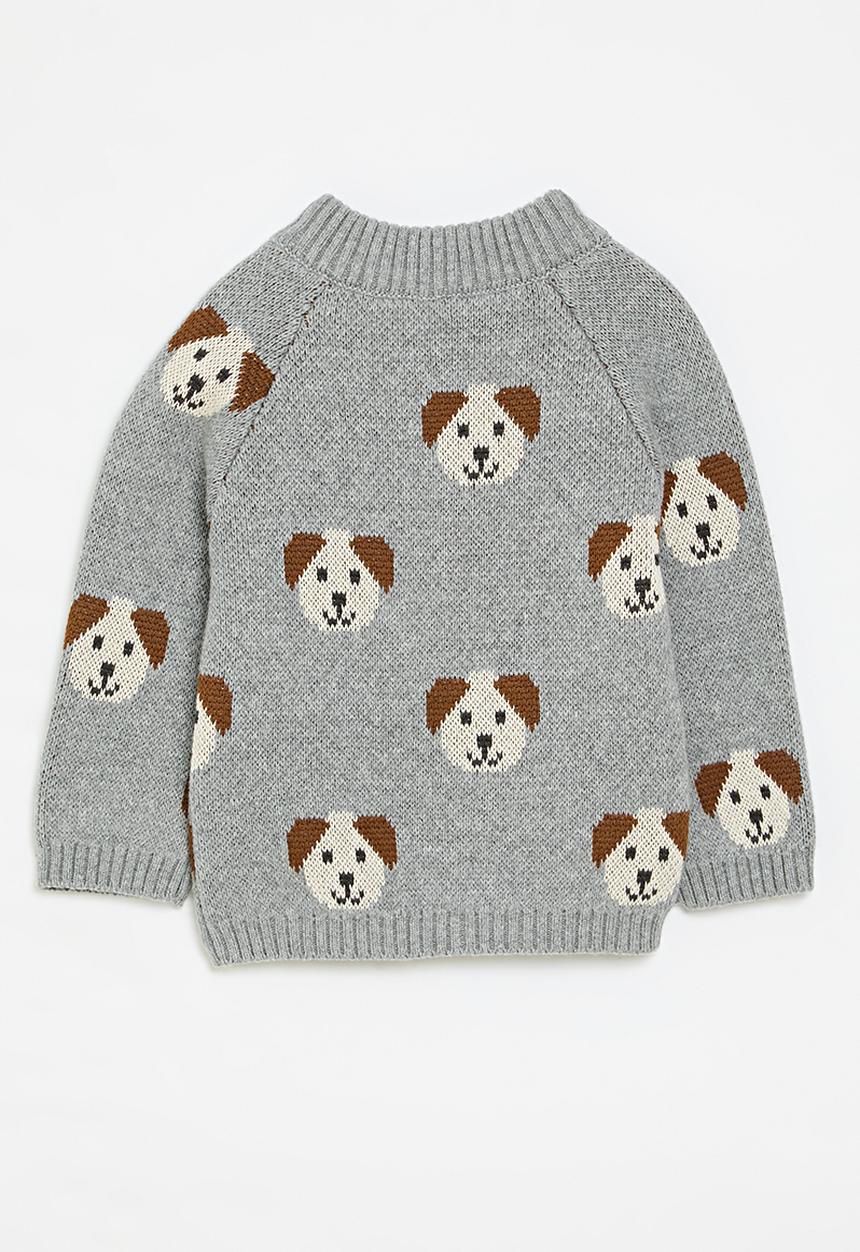 Pop Candy - Printed knit jersey - grey