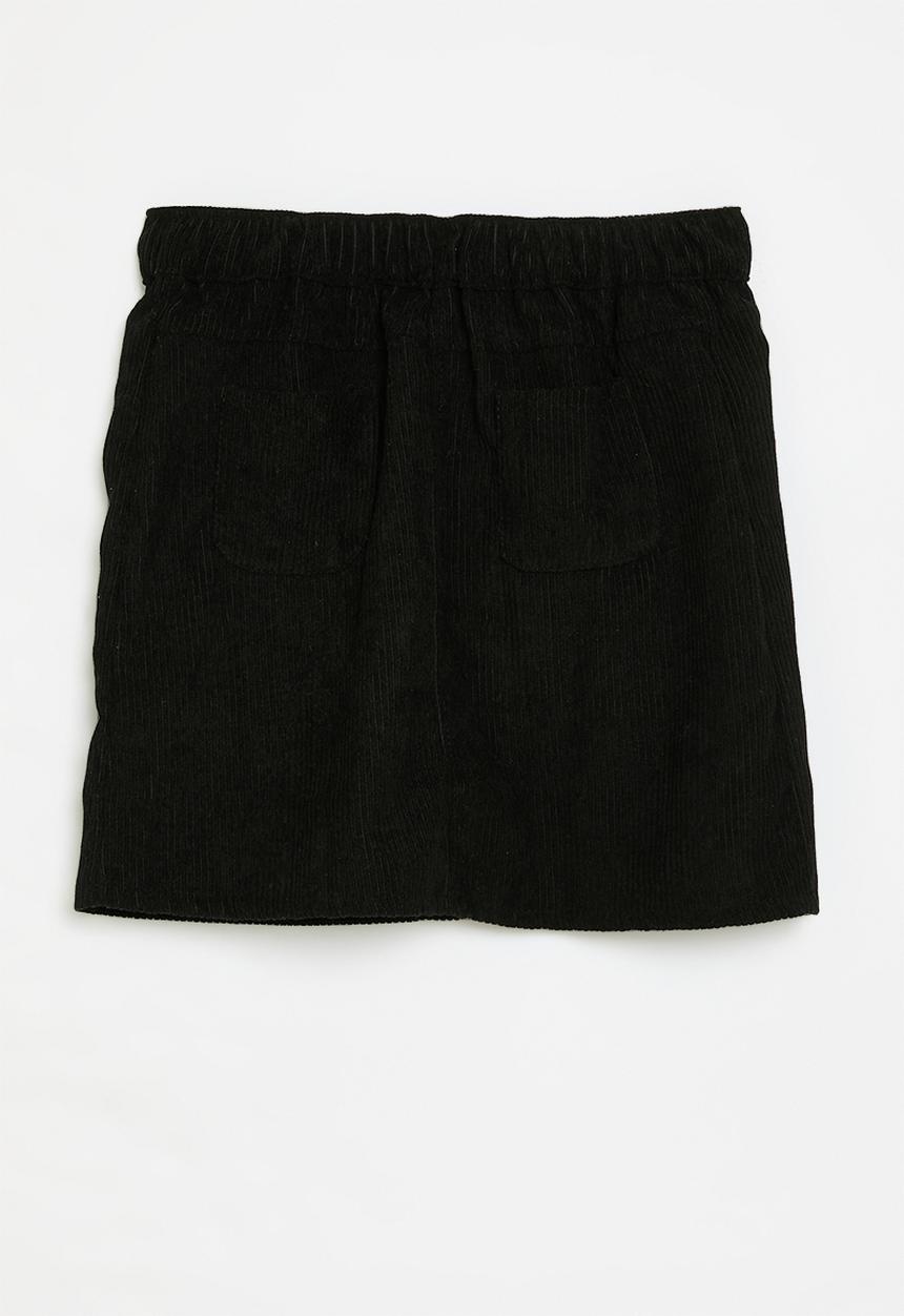 Pop Candy - Cord mini skirt - black