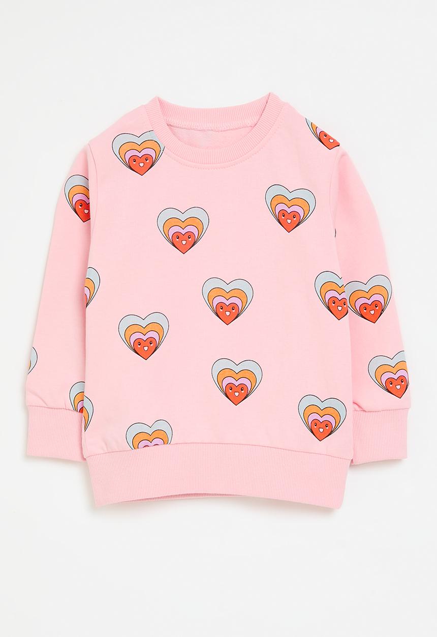 Pop Candy - Printed sweat top - pink