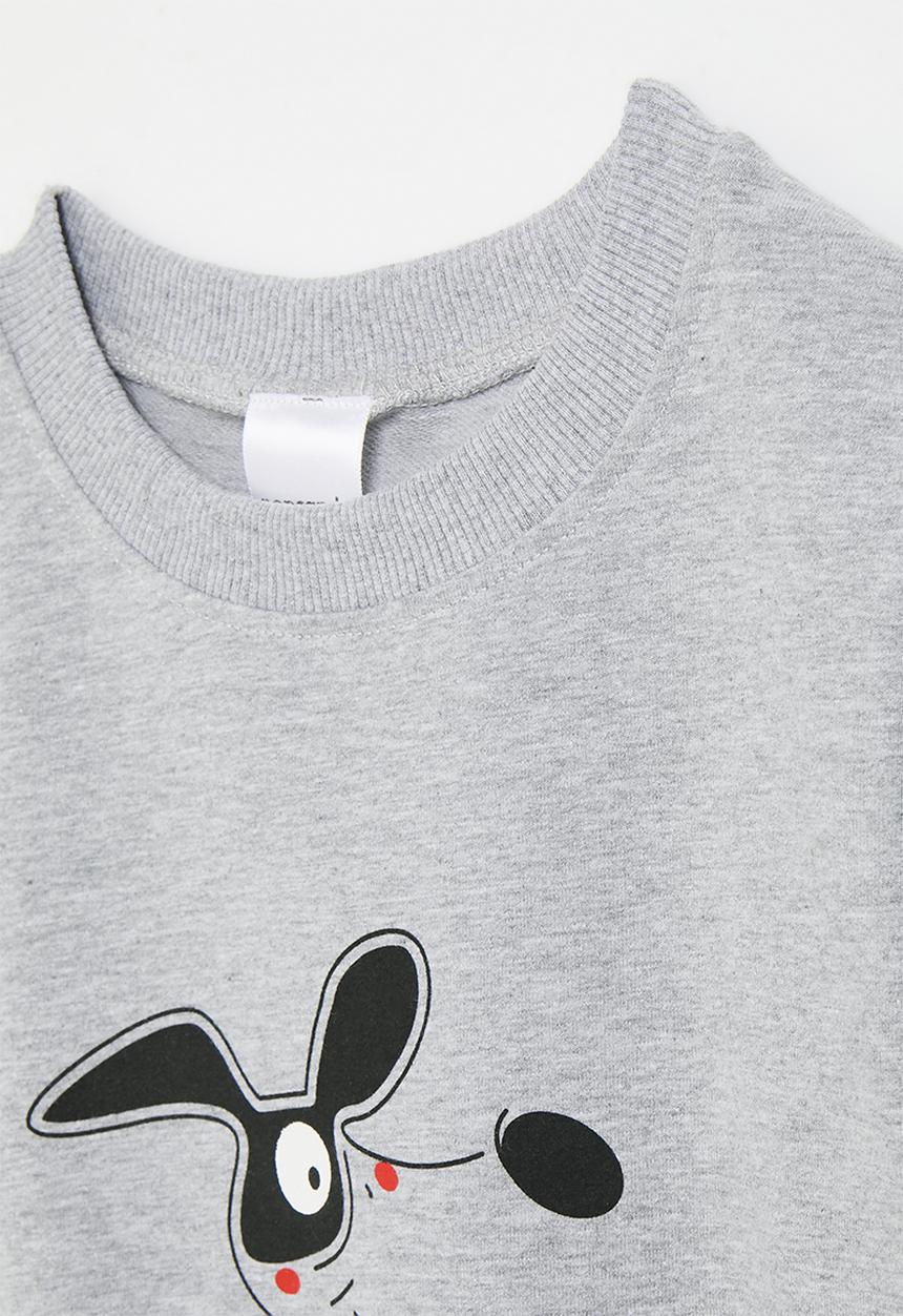Pop Candy - Printed sweat top - grey