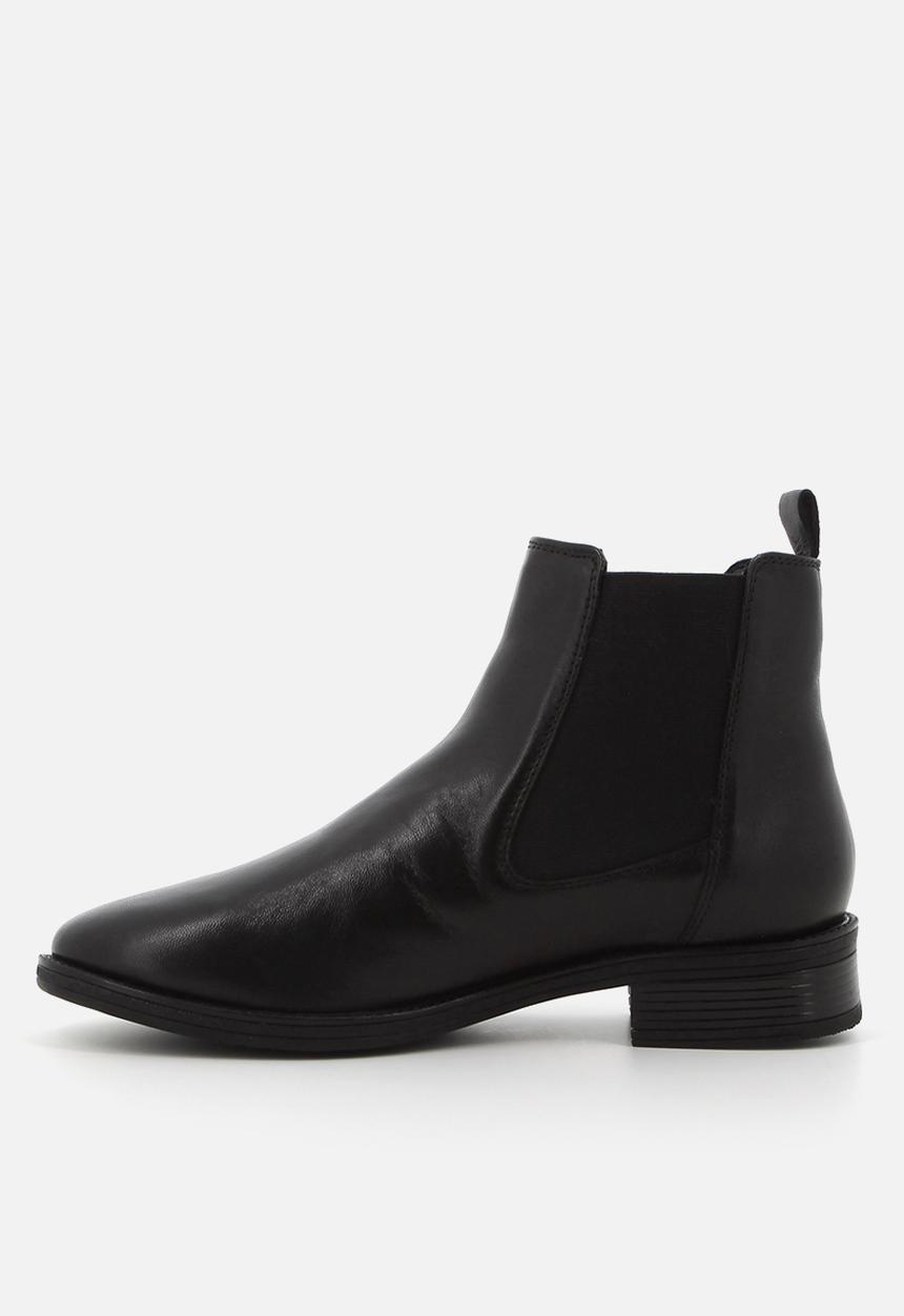 Hush Puppies - Annika Ankle  - Black leather