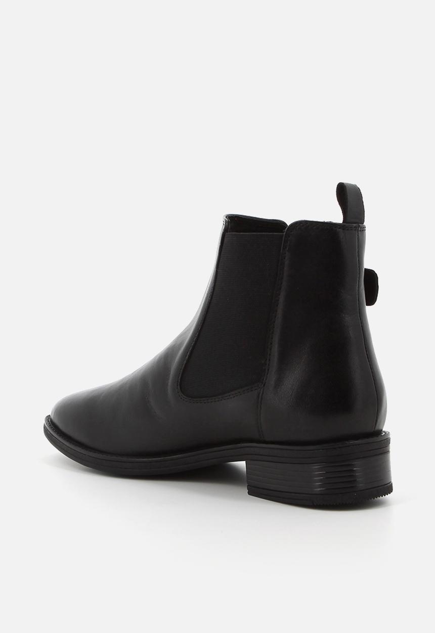 Hush Puppies - Annika Ankle  - Black leather