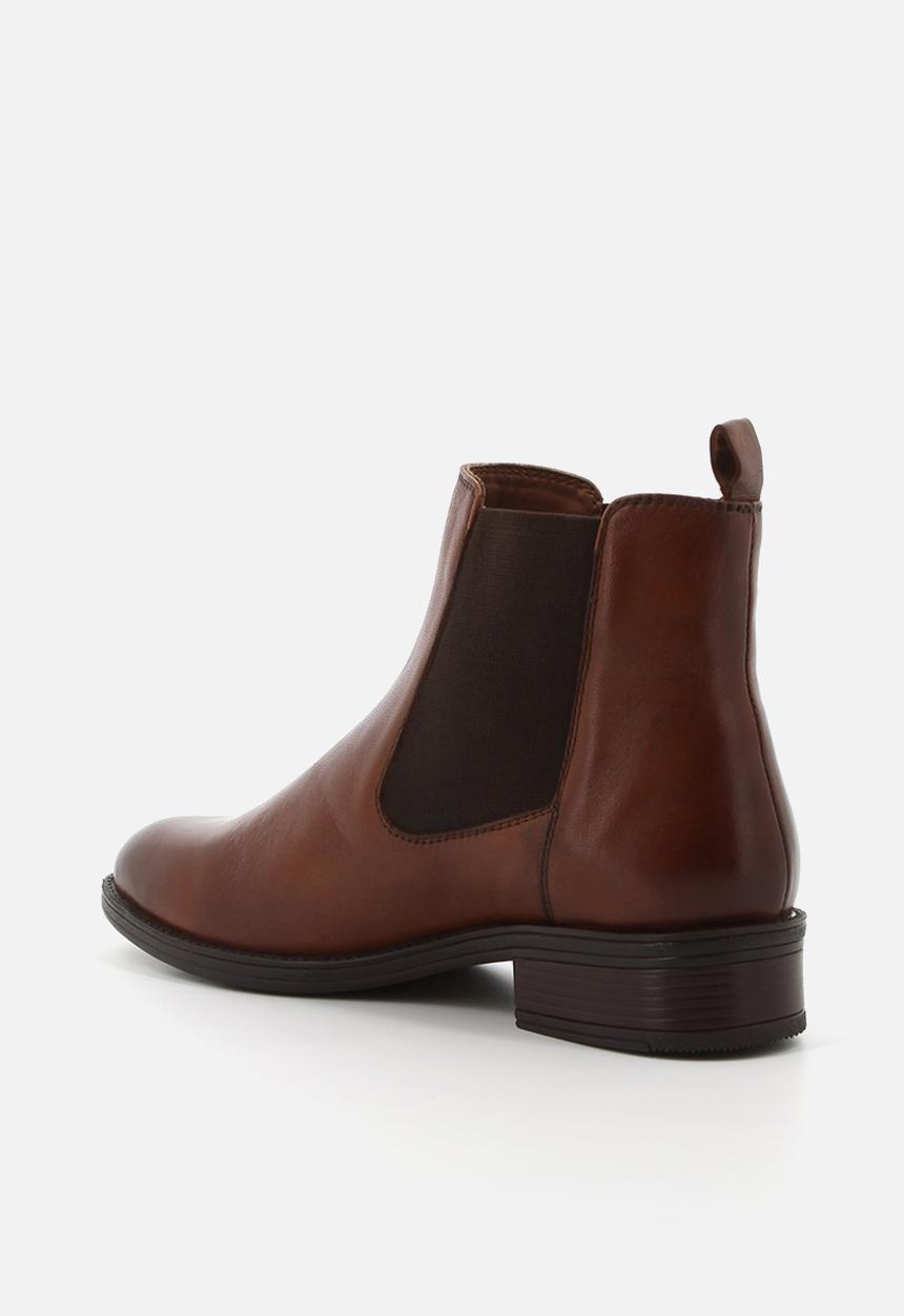 Hush Puppies - Annika Ankle  - Brown leather
