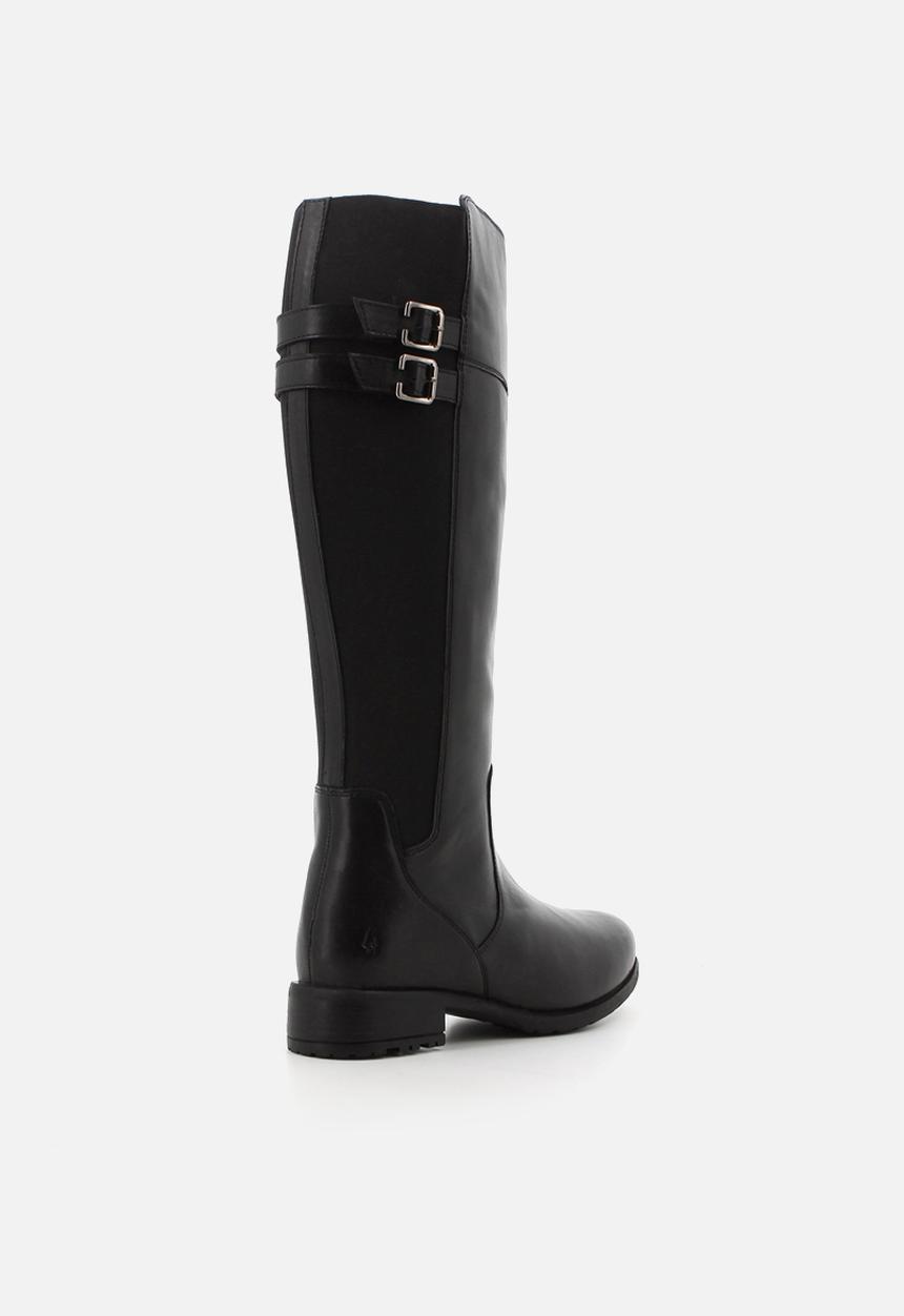 Hush Puppies - Arla Riding  - Black leather