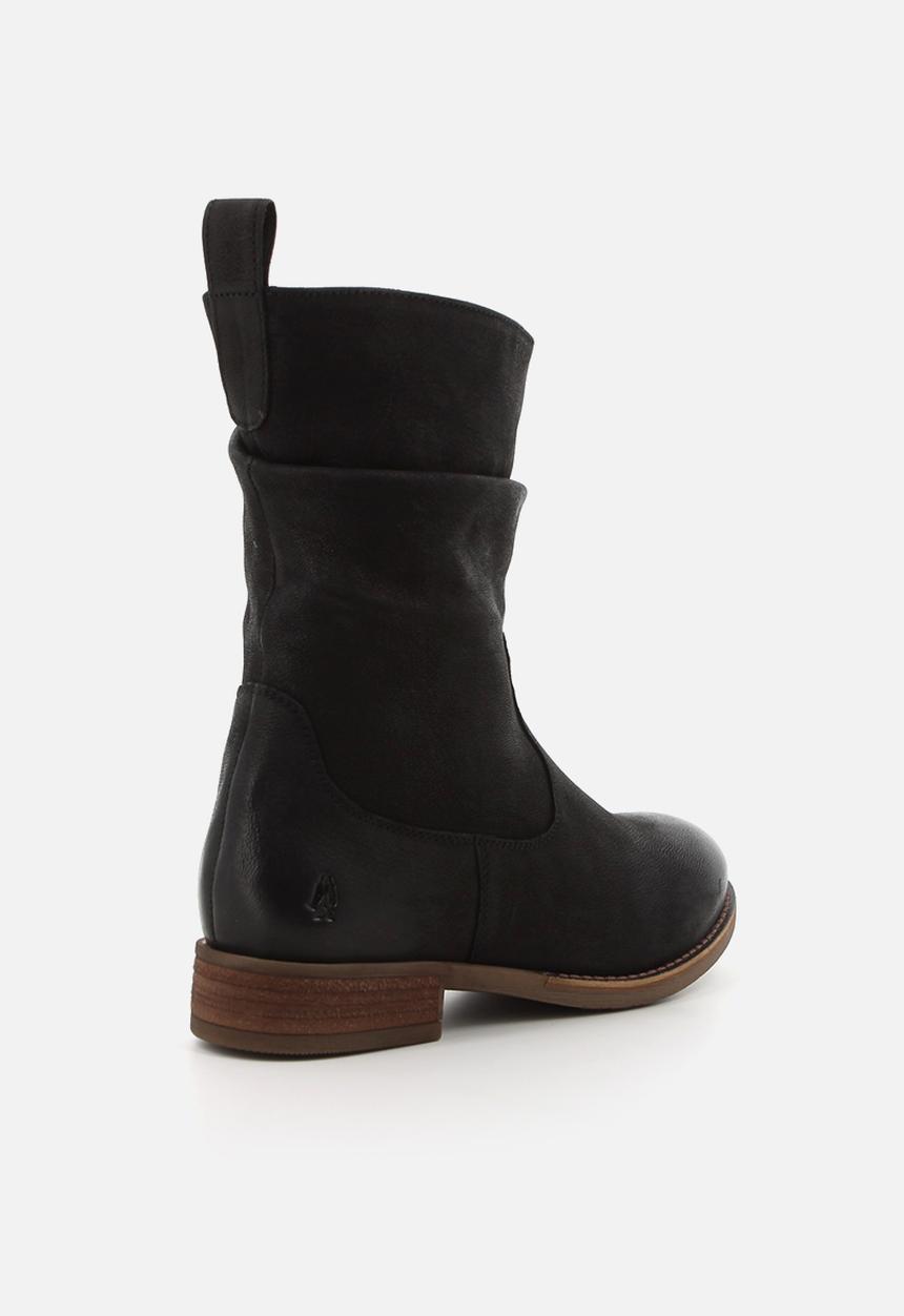 Hush Puppies - Emilia Mid Calf - Black leather