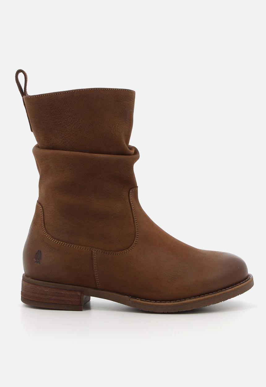 Hush Puppies - Emilia Mid Calf  - Brown leather