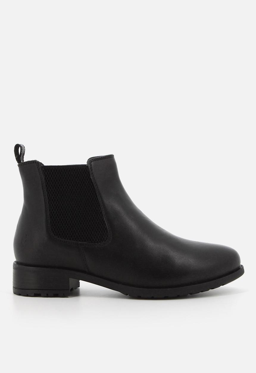 Hush Puppies - Gigi Chelsea - Black leather