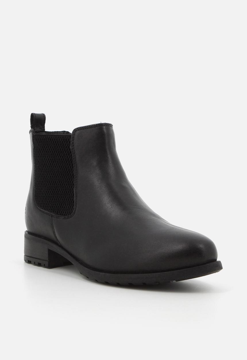 Hush Puppies - Gigi Chelsea - Black leather