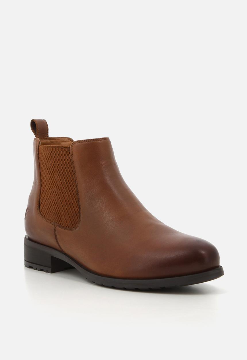 Hush Puppies - Gigi Chelsea - Brown leather