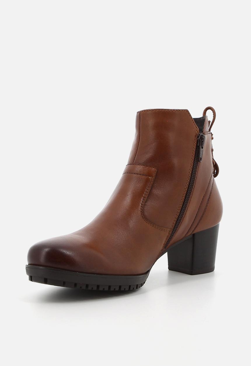 Hush Puppies - Nelly Ankle  - Brown leather