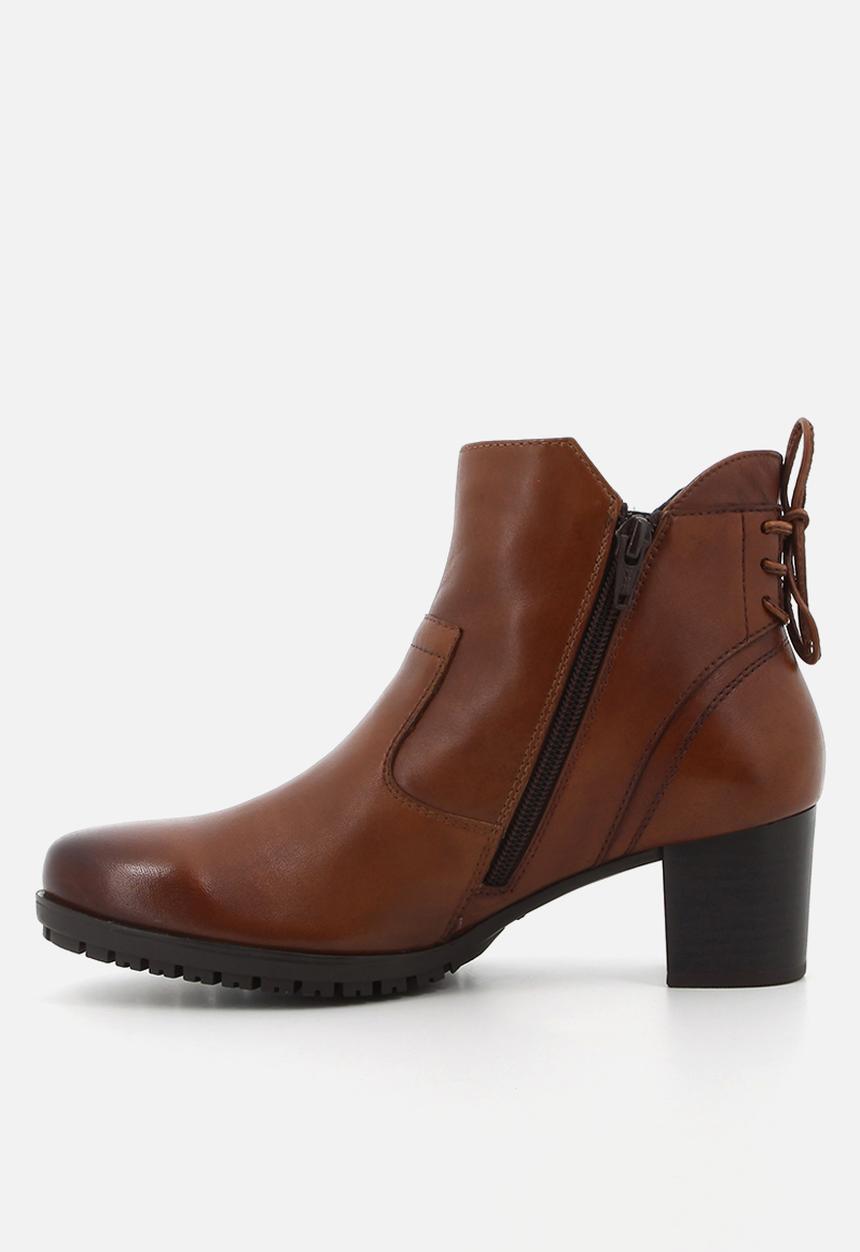 Hush Puppies - Nelly Ankle  - Brown leather