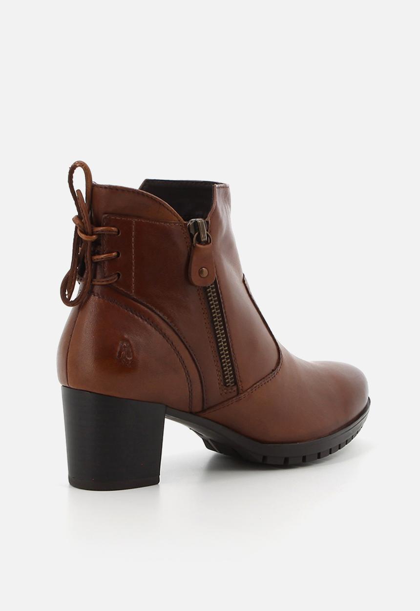 Hush Puppies - Nelly Ankle  - Brown leather